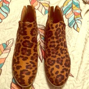 Bella Marie Leopard Print Booties